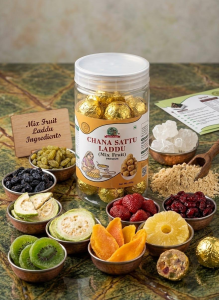 Dadi Maa Ke Laddu Chana Sattu Mix Fruit Laddu - 400 gm